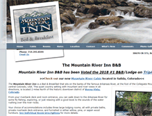 Tablet Screenshot of mountainriverinn.com